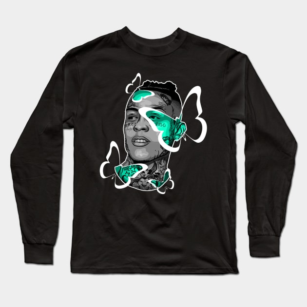 Lil Skies v2 Long Sleeve T-Shirt by Weinovic